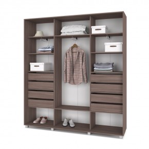 МАРТИН Шкаф-купе Шимо темный (2400*450) М441 в Тарко-Сале - tarko-sale.mebel24.online | фото 4