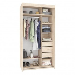 Шкаф-купе с зеркалом T-1-230х120х60-M (2-2) в Тарко-Сале - tarko-sale.mebel24.online | фото