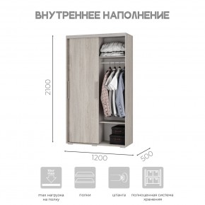 Шкаф-купе ШКК-11 (ясень белый) в Тарко-Сале - tarko-sale.mebel24.online | фото 6