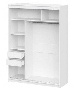 Шкаф-купе ШКП 3 (1600) серия 2 (белый текстурный) в Тарко-Сале - tarko-sale.mebel24.online | фото 2