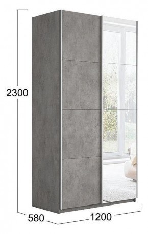 Шкаф-купе Траст СШК 2.120.60-11.13 в Тарко-Сале - tarko-sale.mebel24.online | фото 3