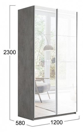Шкаф-купе Траст СШК 2.120.60-13.15 в Тарко-Сале - tarko-sale.mebel24.online | фото 3