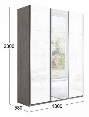 Шкаф-купе Траст СШК 2.180.60-15.13.15 в Тарко-Сале - tarko-sale.mebel24.online | фото 3