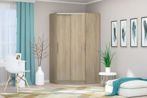 Шкаф-купе Угловой №1 (Дуб Сонома) в Тарко-Сале - tarko-sale.mebel24.online | фото