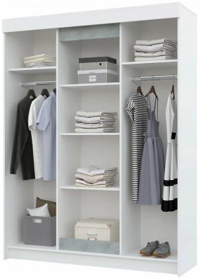 Шкаф-купе VICTOR (Белый-Бетон) в Тарко-Сале - tarko-sale.mebel24.online | фото 2