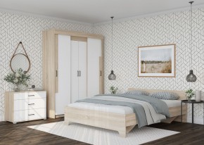Шкаф-купе VICTOR (Сонома-Белый) в Тарко-Сале - tarko-sale.mebel24.online | фото 3