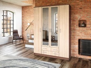 Шкаф Квадро шимо светлый/темный в Тарко-Сале - tarko-sale.mebel24.online | фото 3