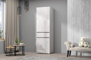 Шкаф Лиана (Крафт белый/Артвуд темный) в Тарко-Сале - tarko-sale.mebel24.online | фото