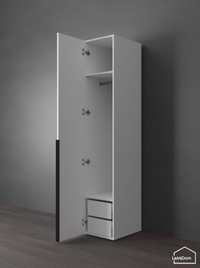 Шкаф Linnea MHR-1-3 2050х400х510 (Белый-М 11.1.2) в Тарко-Сале - tarko-sale.mebel24.online | фото 5