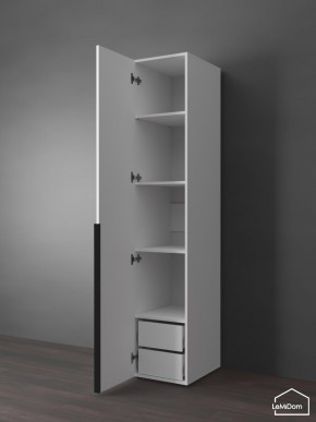 Шкаф Linnea MHR-1-3 2050х400х510 (Белый-М 11.1.2) в Тарко-Сале - tarko-sale.mebel24.online | фото 5