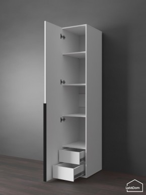 Шкаф Linnea MHR-1-3 2050х400х510 (Белый-М 11.1.2) в Тарко-Сале - tarko-sale.mebel24.online | фото 6