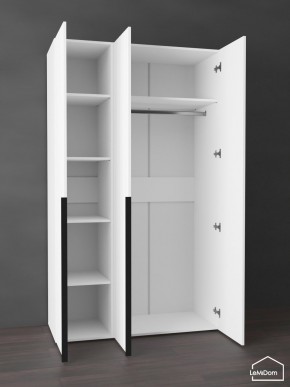Шкаф Linnea MHR-3-1 2050х1200х510 (Белый-М 11.1.2) в Тарко-Сале - tarko-sale.mebel24.online | фото 4