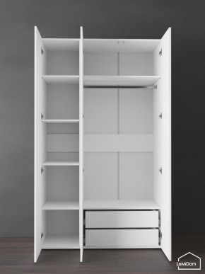 Шкаф Linnea MHR-3PO-2 2050х1200х510 (Белый-М 11.1.2) в Тарко-Сале - tarko-sale.mebel24.online | фото 6