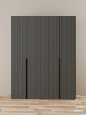Шкаф Linnea MHR-4-1 2050х1600х510 (Графит-М 11.1.25) в Тарко-Сале - tarko-sale.mebel24.online | фото