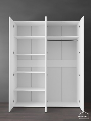 Шкаф Linnea MHR-4PO-1 2050х1600х510 (Белый-М 11.1.1) в Тарко-Сале - tarko-sale.mebel24.online | фото 4