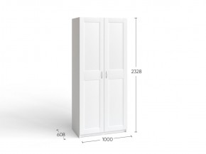 Шкаф МАКС двухдверный широкий, цвет белый в Тарко-Сале - tarko-sale.mebel24.online | фото 4