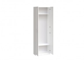 Шкаф МАКС двухдверный узкий, цвет белый в Тарко-Сале - tarko-sale.mebel24.online | фото 2
