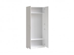Шкаф МАКС двухстворчатый, цвет белый в Тарко-Сале - tarko-sale.mebel24.online | фото 2