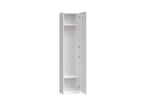 Шкаф МАКС однодверный узкий, цвет белый в Тарко-Сале - tarko-sale.mebel24.online | фото 2