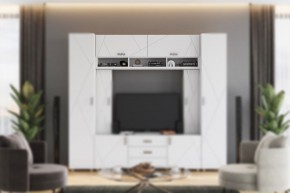 Шкаф настенный "Сандра" 1700 (Белый лофт) в Тарко-Сале - tarko-sale.mebel24.online | фото 2