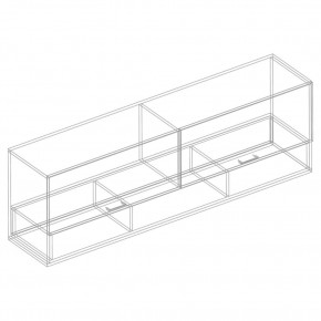 Шкаф настенный "Сандра" 1700 (Белый лофт) в Тарко-Сале - tarko-sale.mebel24.online | фото 3