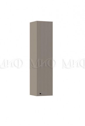 ОЛИВИЯ Шкаф навесной (Глиняный серый/Шарли Мокко) в Тарко-Сале - tarko-sale.mebel24.online | фото