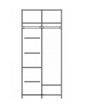 Шкаф Нинель ММ-167-01/03 в Тарко-Сале - tarko-sale.mebel24.online | фото 3