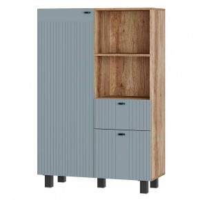Шкаф Олива ШК-16 (Дуб каньон/MF11 Шарли бриз) в Тарко-Сале - tarko-sale.mebel24.online | фото