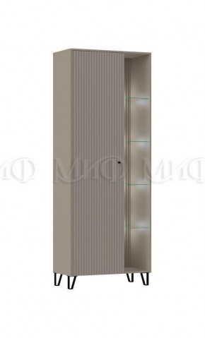 ОЛИВИЯ Шкаф (Глиняный серый/Шарли Мокко) в Тарко-Сале - tarko-sale.mebel24.online | фото