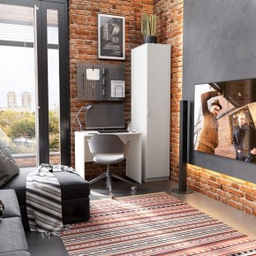 Шкаф ОРИОН однодверный, цвет белый в Тарко-Сале - tarko-sale.mebel24.online | фото 4