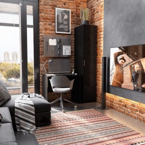 Шкаф ОРИОН однодверный, цвет Дуб Венге в Тарко-Сале - tarko-sale.mebel24.online | фото 4