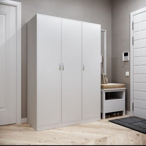 Шкаф ОРИОН трехдверный, цвет белый в Тарко-Сале - tarko-sale.mebel24.online | фото 2