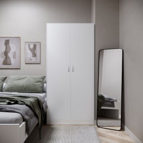 Шкаф ПЕГАС двухдверный, цвет белый в Тарко-Сале - tarko-sale.mebel24.online | фото 4