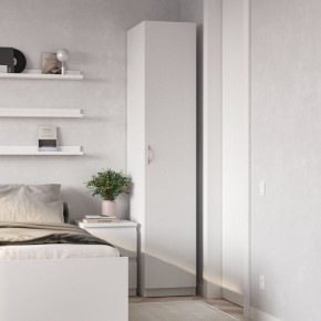 Шкаф ПЕГАС однодверный, цвет белый в Тарко-Сале - tarko-sale.mebel24.online | фото 4