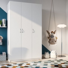 Шкаф ПЕГАС трехдверный, цвет белый в Тарко-Сале - tarko-sale.mebel24.online | фото 2