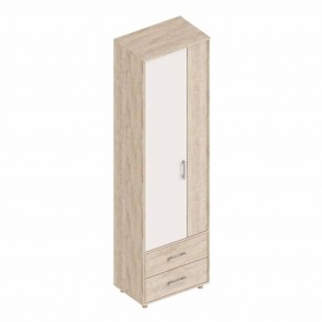 ГРАФ Шкаф 2-х створчатый с 2 ящиками (перламутр) в Тарко-Сале - tarko-sale.mebel24.online | фото