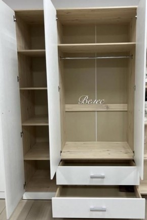 Шкаф "Милана" 3-х створчатый с 2 ящиками в Тарко-Сале - tarko-sale.mebel24.online | фото 2