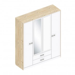 Шкаф "Милана" 4-х створчатый в Тарко-Сале - tarko-sale.mebel24.online | фото