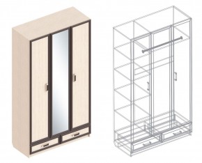 НАОМИ Шкаф 3-х створчатый в Тарко-Сале - tarko-sale.mebel24.online | фото 2