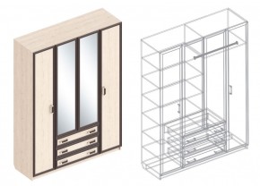 НАОМИ Шкаф 4-х створчатый в Тарко-Сале - tarko-sale.mebel24.online | фото 3