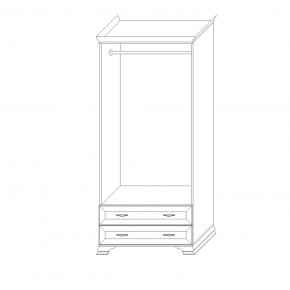 Шкаф распашной двухдверный с зеркалами Сиена в Тарко-Сале - tarko-sale.mebel24.online | фото 6