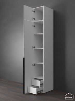Шкаф с антресолью Linnea MHR-1A-4 2450х400х510 (Белый-М 11.1.2) в Тарко-Сале - tarko-sale.mebel24.online | фото 5