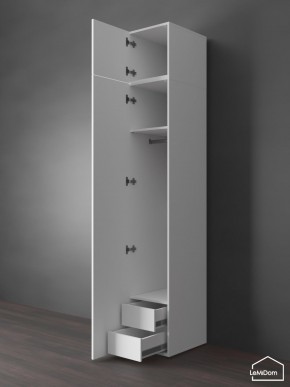 Шкаф с антресолью Linnea MHR-1POA-3 2450х400х510 (Белый-М 11.1.2) в Тарко-Сале - tarko-sale.mebel24.online | фото 6