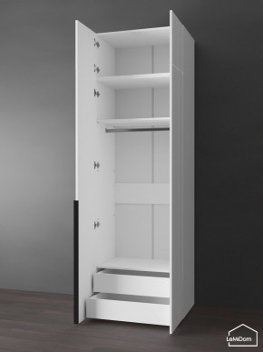 Шкаф с антресолью Linnea MHR-2A-3 2450х800х510 (Белый-М 11.1.1) в Тарко-Сале - tarko-sale.mebel24.online | фото 5