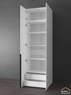 Шкаф с антресолью Linnea MHR-2A-4 2450х800х510 (Белый-М 11.1.2) в Тарко-Сале - tarko-sale.mebel24.online | фото 5