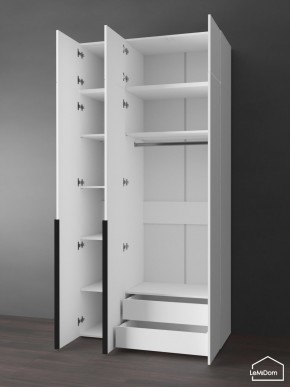 Шкаф с антресолью Linnea MHR-3A-2 2450х1200х510 (Белый-М 11.1.2) в Тарко-Сале - tarko-sale.mebel24.online | фото 5