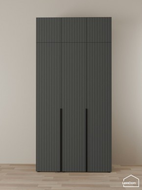 Шкаф с антресолью Linnea MHR-3A-2 2450х1200х510 (Графит-М 11.1.25) в Тарко-Сале - tarko-sale.mebel24.online | фото 1