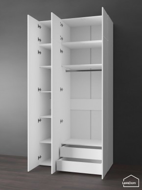 Шкаф с антресолью Linnea MHR-3POA-2 2450х1200х510 (Белый-М 11.1.1) в Тарко-Сале - tarko-sale.mebel24.online | фото 5