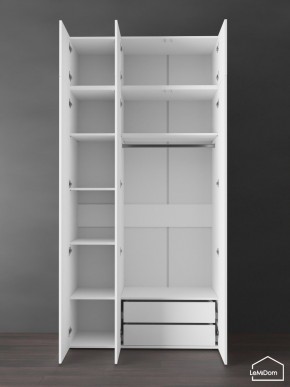 Шкаф с антресолью Linnea MHR-3POA-2 2450х1200х510 (Белый-М 11.1.1) в Тарко-Сале - tarko-sale.mebel24.online | фото 6