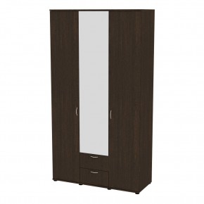 Шкаф с зеркалом Ольга H54_M (Венге) в Тарко-Сале - tarko-sale.mebel24.online | фото